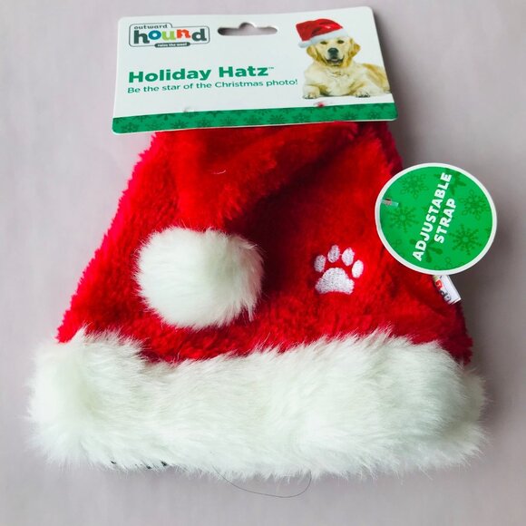Outward hound Holiday Hatz Christmas Red /White Size : M - Picture 2 of 3